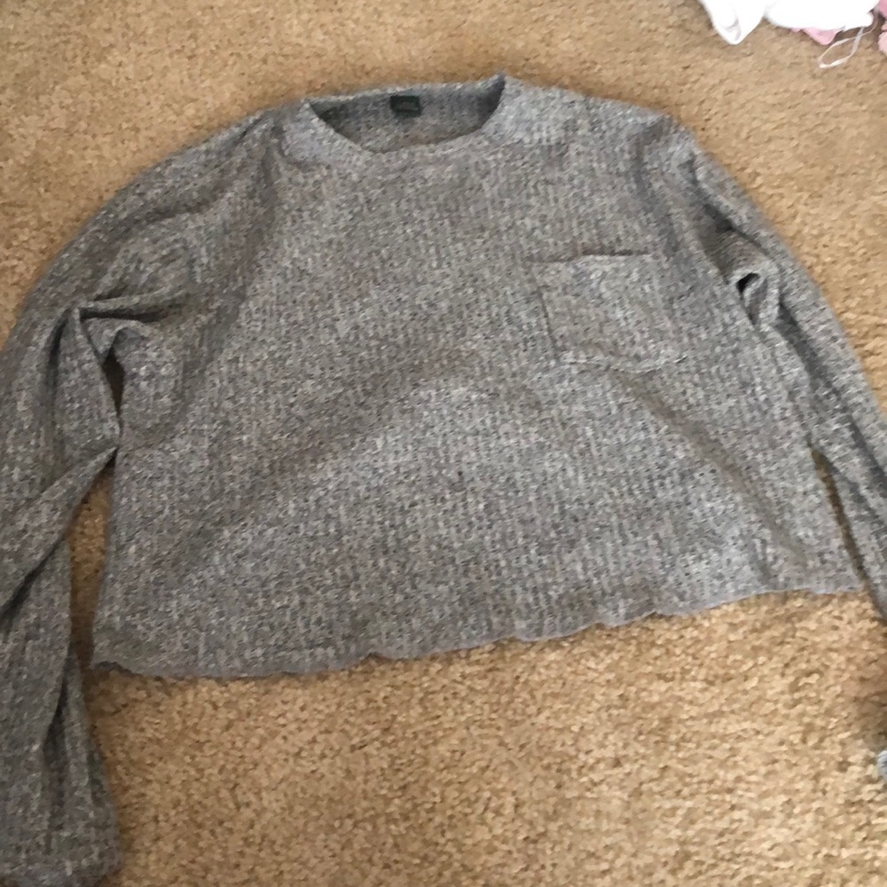 long sleeve crop
